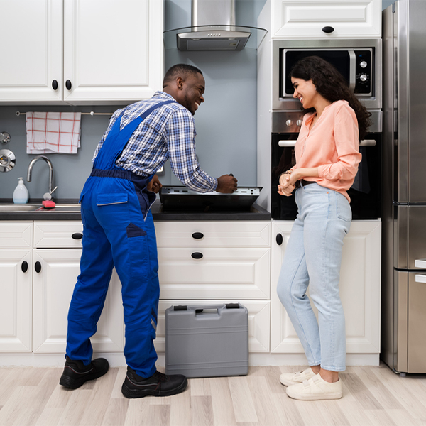 can you provide an estimate for cooktop repair before beginning any work in Elida